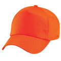 Orange - Back - Beechfield Unisex Plain Original 5 Panel Baseball Cap (Pack of 2)