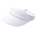 White - Back - Beechfield Unisex Sports Visor - Headwear (Pack of 2)