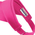 Fuchsia - Side - Beechfield Unisex Sports Visor - Headwear (Pack of 2)