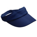 French Navy - Front - Beechfield Unisex Sports Visor - Headwear (Pack of 2)