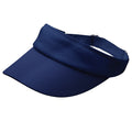 French Navy - Back - Beechfield Unisex Sports Visor - Headwear (Pack of 2)