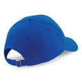 Bright Royal - Side - Beechfield Unisex Pro-Style Heavy Brushed Cotton Baseball Cap - Headwear (Pack of 2)