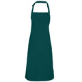 Peacock - Front - Premier Colours Bib Apron - Workwear (Pack of 2)