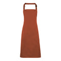 Chestnut - Front - Premier Colours Bib Apron - Workwear (Pack of 2)