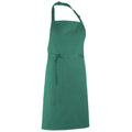 Emerald - Back - Premier Colours Bib Apron - Workwear (Pack of 2)