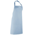 Light Blue - Back - Premier Colours Bib Apron - Workwear (Pack of 2)