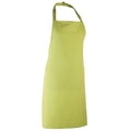 Lime - Back - Premier Colours Bib Apron - Workwear (Pack of 2)