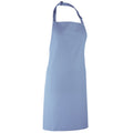 Mid Blue - Back - Premier Colours Bib Apron - Workwear (Pack of 2)