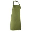 Oasis Green - Back - Premier Colours Bib Apron - Workwear (Pack of 2)