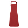 Red - Front - Premier Colours Bib Apron - Workwear (Pack of 2)