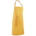 Sunflower - Back - Premier Colours Bib Apron - Workwear (Pack of 2)
