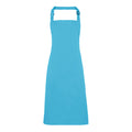 Turquoise - Front - Premier Colours Bib Apron - Workwear (Pack of 2)