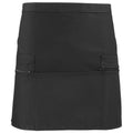 Black - Front - Premier Waist Apron - Workwear (Pack of 2)