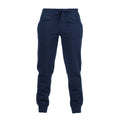 Navy - Front - Skinni Minni Childrens-Kids Slim Cuffed Jogging Bottoms-Trousers (Pack of 2)