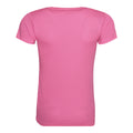 Electric Pink - Back - AWDis Just Cool Womens-Ladies Sports Plain T-Shirt