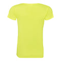 Electric Yellow - Back - AWDis Just Cool Womens-Ladies Sports Plain T-Shirt
