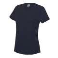 French Navy - Front - AWDis Just Cool Womens-Ladies Sports Plain T-Shirt