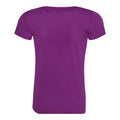 Magenta Magic - Back - AWDis Just Cool Womens-Ladies Sports Plain T-Shirt