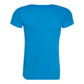 Sapphire Blue - Back - AWDis Just Cool Womens-Ladies Sports Plain T-Shirt