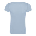 Sky Blue - Back - AWDis Just Cool Womens-Ladies Sports Plain T-Shirt