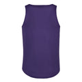 Purple - Back - AWDis Just Cool Mens Sports Gym Plain Tank - Vest Top