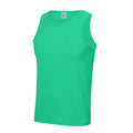 Jade - Front - AWDis Just Cool Mens Sports Gym Plain Tank - Vest Top