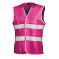 Fluorescent Pink - Front - Result Womens-Ladies Reflective Safety Tabard (Pack of 2)