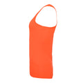 Electric Orange - Side - AWDis Just Cool Girlie Fit Sports Ladies Vest - Tank Top
