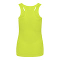 Electric Yellow - Back - AWDis Just Cool Girlie Fit Sports Ladies Vest - Tank Top