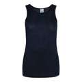 French Navy - Front - AWDis Just Cool Girlie Fit Sports Ladies Vest - Tank Top
