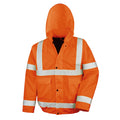 Orange - Front - Result Core High-Viz Winter Blouson Jacket (Waterproof & Windproof) (Pack of 2)