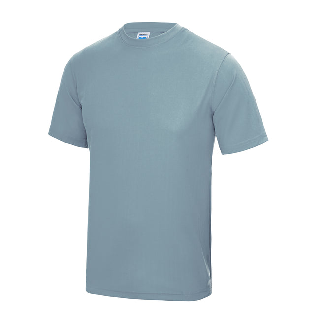 Sky Blue - Front - AWDis Just Cool Kids Unisex Sports T-Shirt