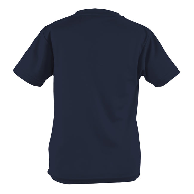 French Navy - Back - AWDis Just Cool Kids Unisex Sports T-Shirt