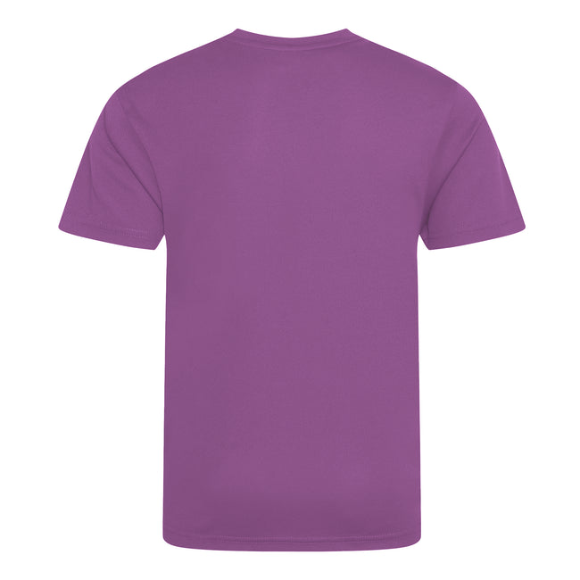 Magenta Magic - Back - AWDis Just Cool Kids Unisex Sports T-Shirt