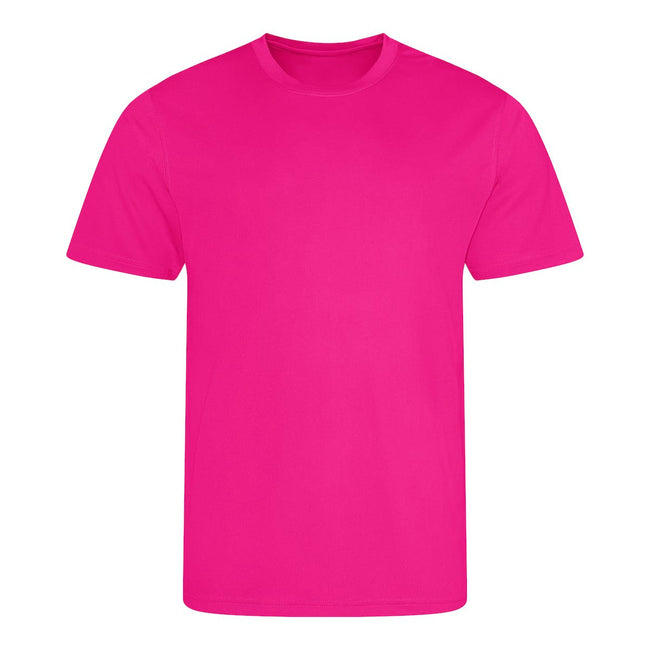 Hyper Pink - Front - AWDis Just Cool Kids Unisex Sports T-Shirt