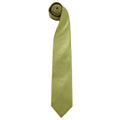 Grass - Front - Premier Mens “Colours” Plain Fashion - Business Tie (Pack of 2)
