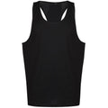 Black - Front - Tanx Mens Vest Sleeveless Vest Top - Muscle Vest (Pack of 2)