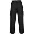 Black - Front - Portwest Mens Combat Work Trousers (Pack of 2)