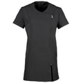 Black - Front - Premier Ladies-Womens *Camellia* Tunic - Health Beauty & Spa - Workwear (Pack of 2)