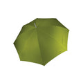 Burnt Lime - Front - Kimood Unisex Auto Opening Golf Umbrella (Pack Of 2)