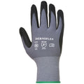 Black - Front - Portwest Dermiflex Safety Work Gloves (Pack of 2)