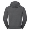 Carbon Melange - Back - Russell Unisex Authentic Melange Hooded Sweatshirt