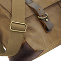 Olive Green - Lifestyle - Quadra Heritage Waxed Canvas Messenger Bag