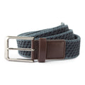 Navy - Front - Asquith & Fox Mens Vintage Wash Canvas Belt