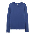 Vintage Royal Blue - Front - Alternative Apparel Mens 50-50 Keeper Long Sleeve T-Shirt