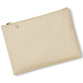 Natural - Back - Westford Mill EarthAware Organic Accessory Pouch