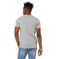Athletic Heather - Side - Bella + Canvas Unisex Sueded Tee