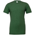 Grass Green - Front - Bella Canvas Unisex Adults Triblend Crew Neck T Shirt