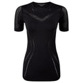 Black - Front - TriDri Womens-Ladies TriDri 3D Fit Seamless Sports Top