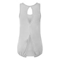 Cool Grey - Back - TriDri Womens-Ladies Tie Back Vest